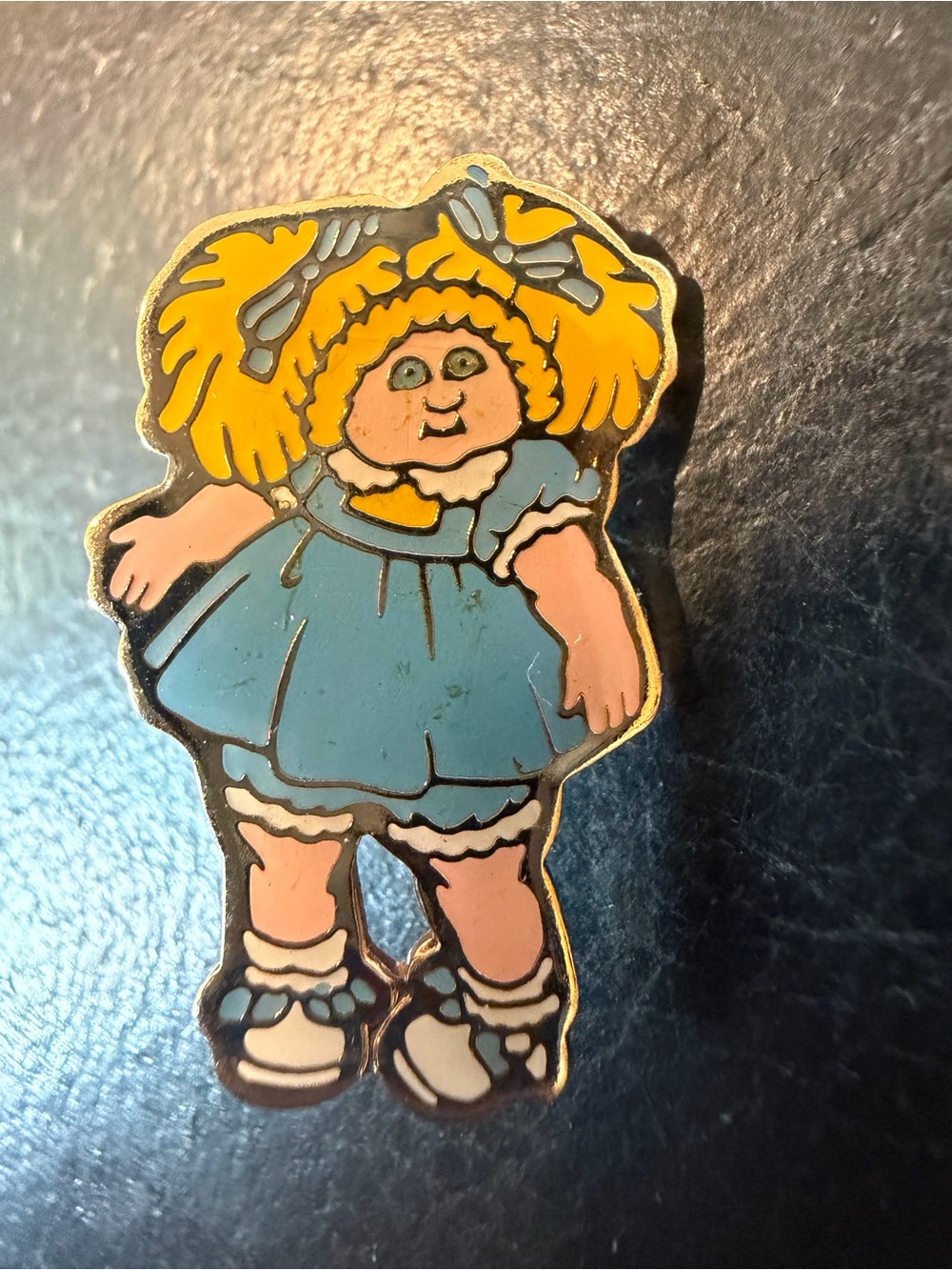 Authentic 1983 Cabbage Patch enamel pin